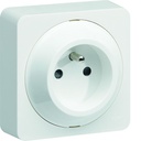 Prise de courant 2P+T Ateha Blanc WJC100B
