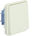 Interrupteur va et vient Cubyko étanche IP55 associable blanc WNA001B