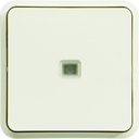 cubyko Poussoir 1O/1F lumineux associable blanc IP55 WNA021B