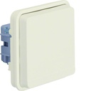 Prise de courant 2P+T Cubyko étanche IP55 associable blanc WNA100B