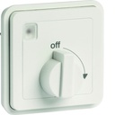 cubyko Minuterie bouton rotatif associable blanc IP55 WNA009B