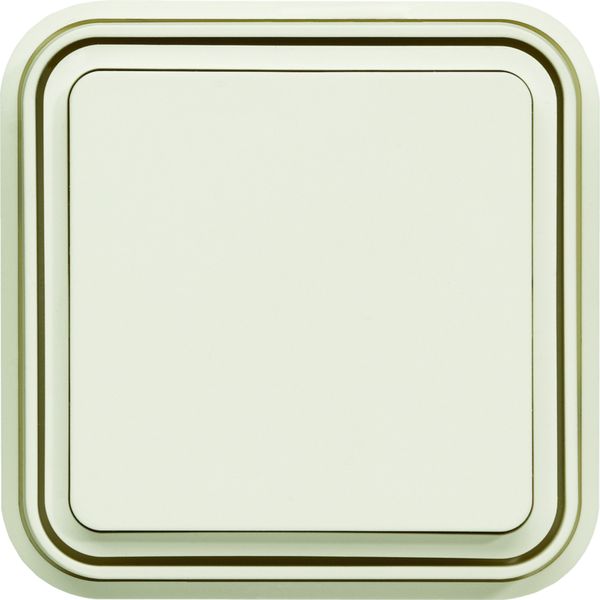 Interrupteur va et vient Cubyko étanche IP55 blanc pose en encastré WNE001B