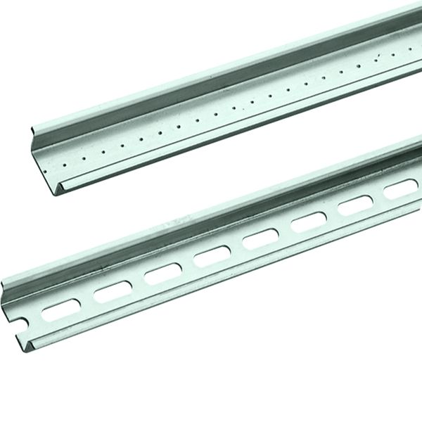 Rail Din symétrique électrozingué bichromaté prof 15mm l 25mm long 2m A099B