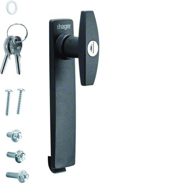Bouton verrou métallique serrure à barillet 2clés n° 405 IP5-6 p vega D univers FZ526