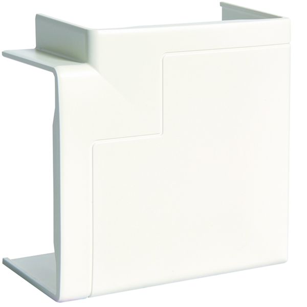 Angle plat pour goulotte d'installation GBD et GBA 50x85mm, Blanc GBD5008559016