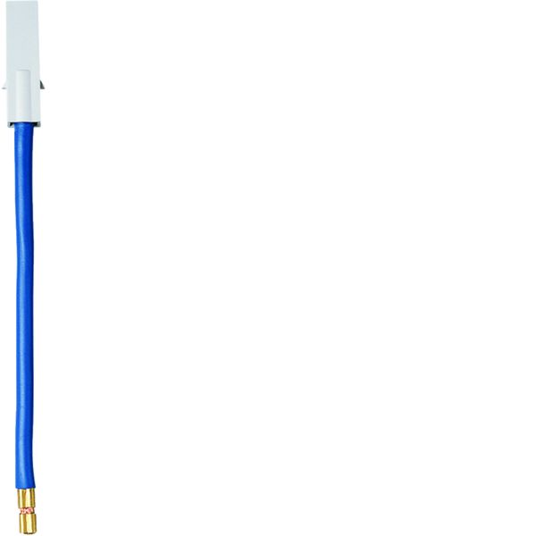 Câble de raccordement, 120mm, bleu, 6mm²,avec fiche, pour Répartiteur multifiche KZ001