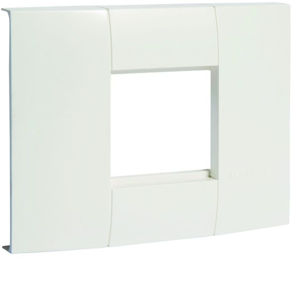 Support appareillage simple 45x45mm pour goulotte lifea LFF 40/60x90mm Blanc LFF71H0909016