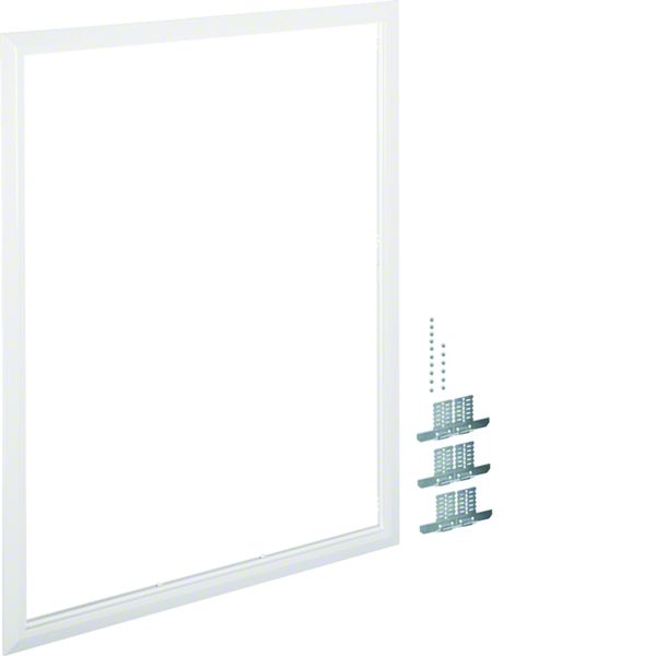 Cadre de finition univers RAL9010 Blanc pur pour armoire 3 travées H1100xL800mm FZ33B