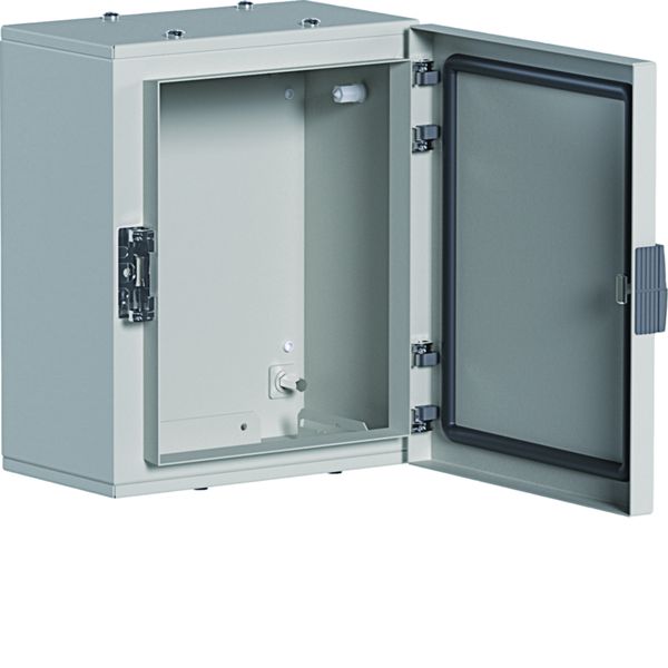 Coffret métallique porte pleine orion plus IP65 IK10 300x250x160mm Gris clair FL102A