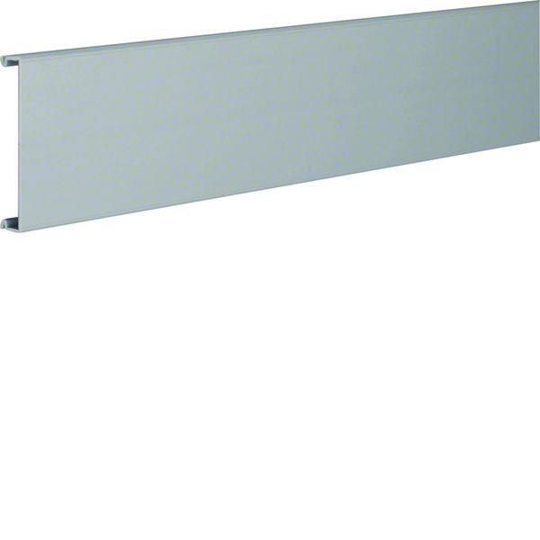 Couvercle en PVC pour goulotte de câblage BA7 80mm gris pierre BA70802K