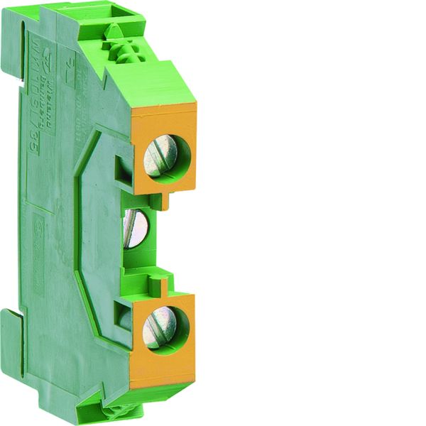 Borne de terre, 10mm², connection à vis KXA10E