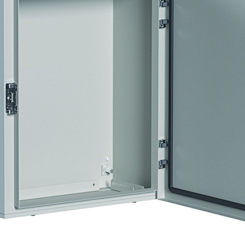 Coffret métallique porte pleine orion plus IP65 IK10 500x400x200mm Gris clair FL112A