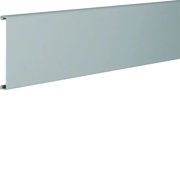 Couvercle pour goulotte de câblage BA7 largeur 100mm PVC gris pierre BA71002