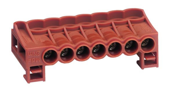 Bornier arrivée phase à cage 7x25 mm² KN07P