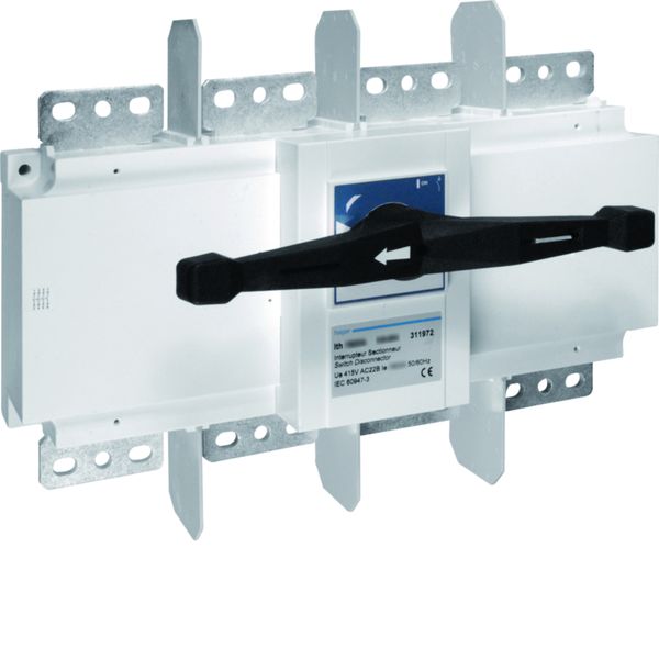 Interrupteur coupure apparente 4P In800A Ue380 - 415Vac Poignée rotative longue HA460