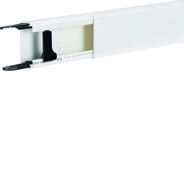 Goulotte de distribution lifea 30x60mm 1 compartiment PVC Blanc LFF3006009016