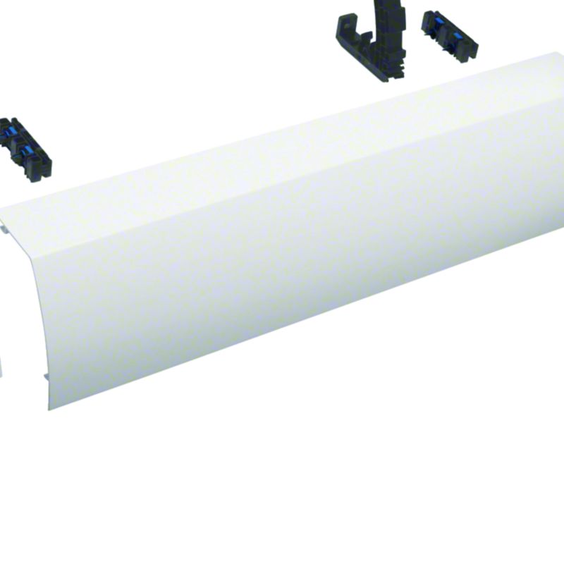 Goulotte de jonction horizontale quadro univers IP44 L800mm Blanc pur FZ443N