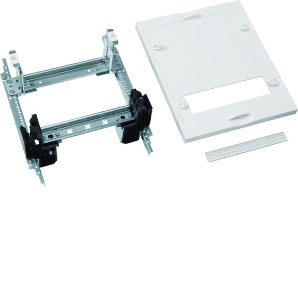 Unité d'équipement modulaire 10 modules et rail bornier 300x250mm pour univers UD21G1