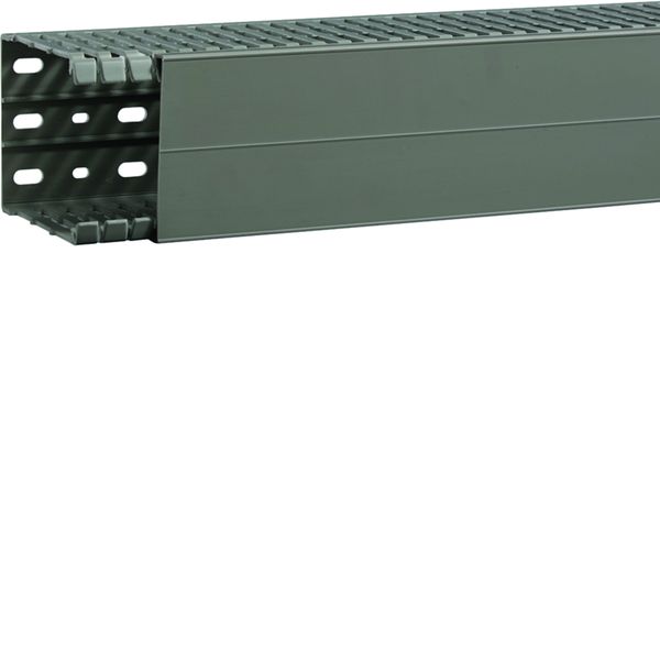 Goulotte de câblage BA7A 100x80mm PVC gris pierre BA7A100080