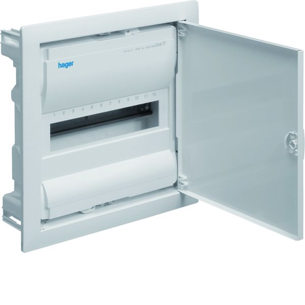Coffret de distribution encastré volta, 1 rangées 12 modules 356x348x98mm VU12ND