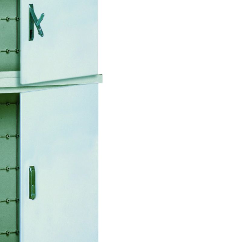 Coffret polyester porte pleine orion plus IP65 IK08 2050x1100x300mm Gris clair FL368B