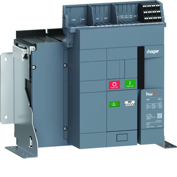 Interrupteur Ouvert HW1 800A 4P Fixe HW1W408FS