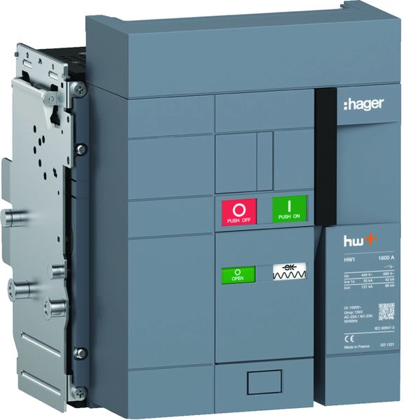 Interrupteur Ouvert HW1 1600A 3P Débrochable HW1W316DS