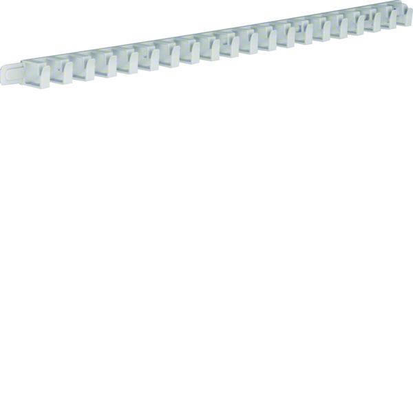 Goulotte de câblage flexible autocollante sans halogène 10mm L=250mm Gris clair L2212