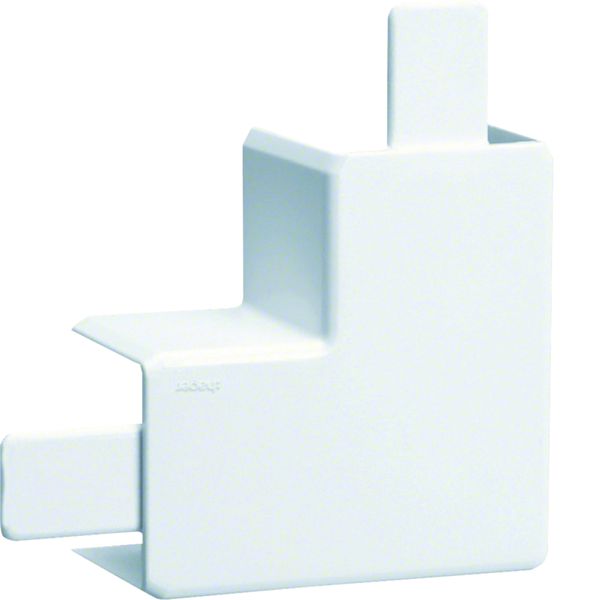 Angle plat pour goulotte de distribution lifea LFF 20x35mm Blanc LFF2003559016