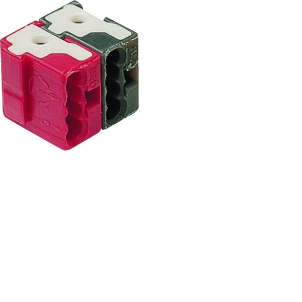 Bornes de connexion pour bus KNX, rouge/noir TG008