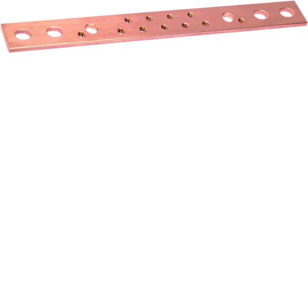 Barre cuivre perforé M6 400A 30x5x280mm UM30A3