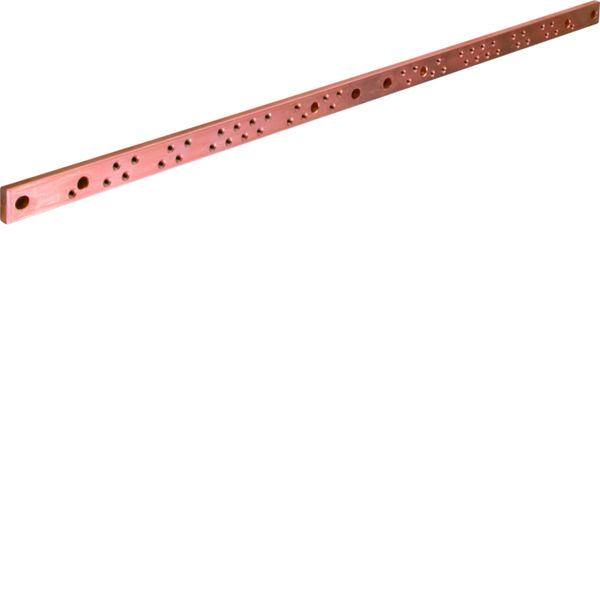 Barre cuivre perforé M6 630A 30x10x880mm UM30A5