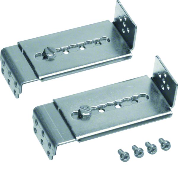 Jeu 4 équerres Univers, profondeur 205mm pour platine perforée UZ04Z2