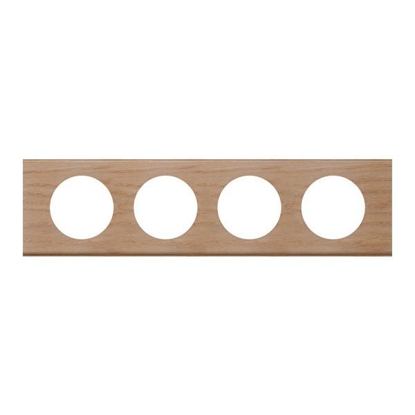 Plaque Matiere 4P Chene Blanchi legrand 069054