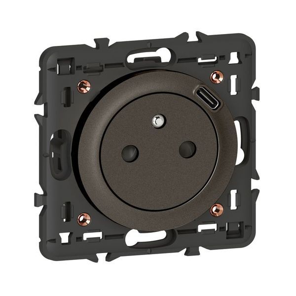 Prise Surface Céliane Avec Chargeurs Typec En Face Avant De legrand 099540