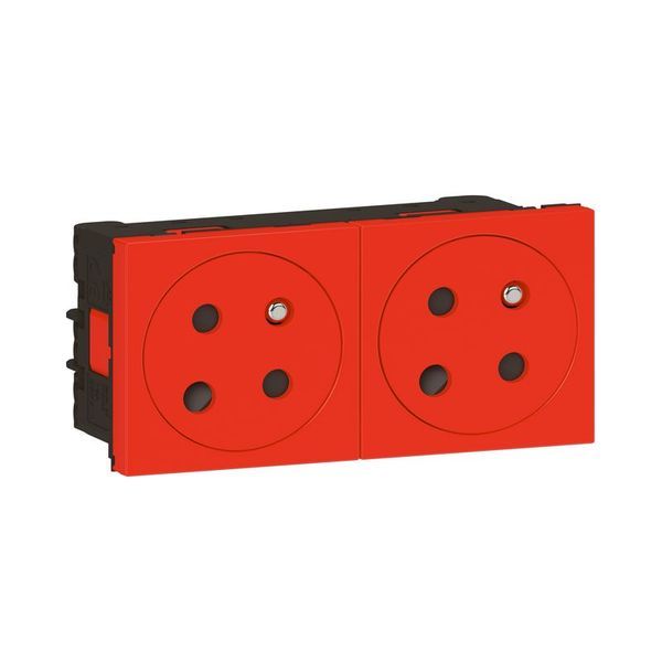 Prise 2X2P+T Détrompage Surface Mosaic Link À Raccordement L legrand 077152L
