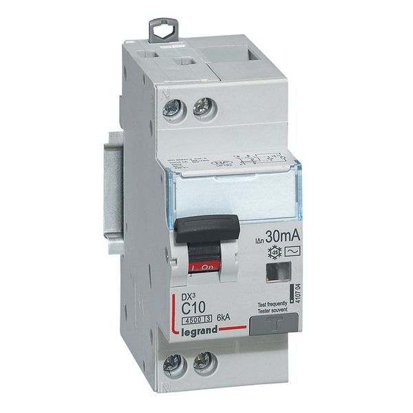 Disjoncteur Diff Dx³ 4500 Vis/Vis -U+N 230V~ 10A Typeac 30 legrand 410704