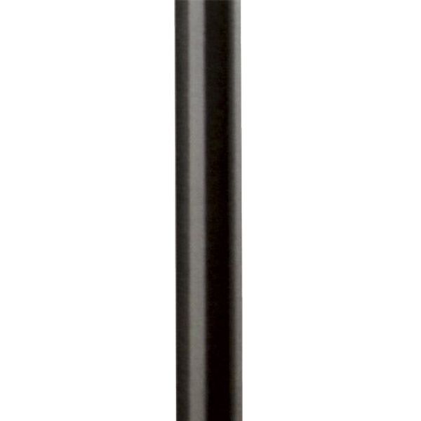 Globe Poteau acier gris Fume Ø60 1 Mêtre
