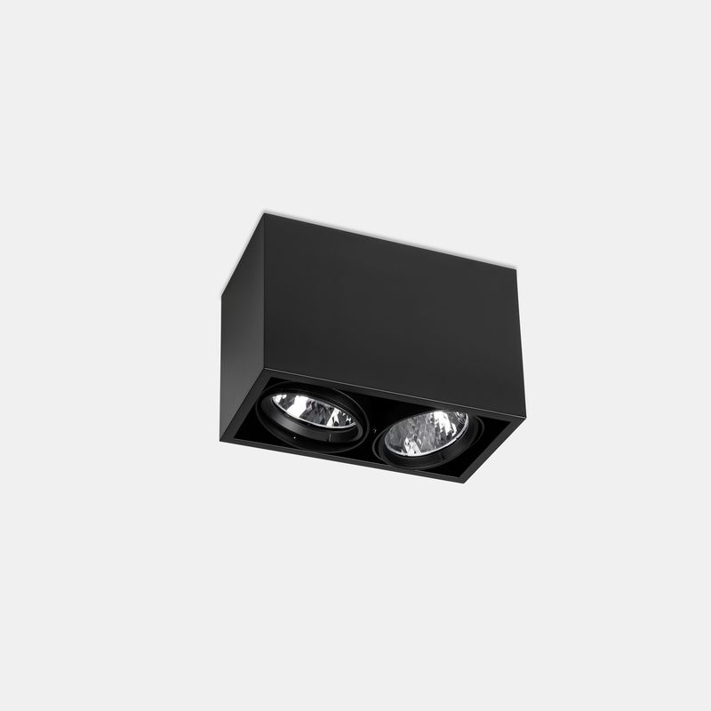 Plafonnier multidir evo l 2 x gu5 3 100 noir AF25-AAG5NABU60