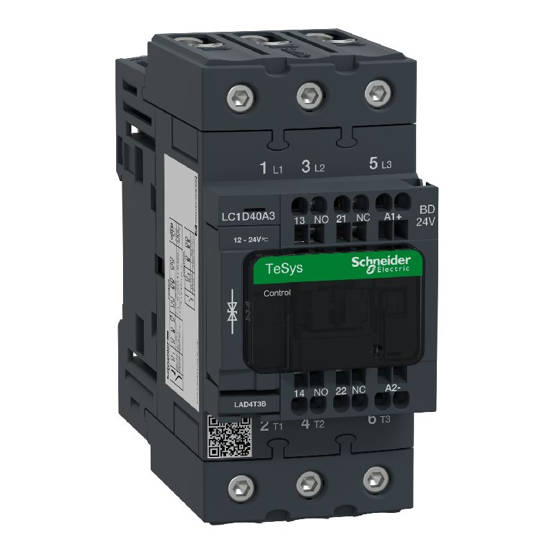 TeSys D - Cont everlink 3p ac3 440v 40a ctrl ress LC1D40A3BD