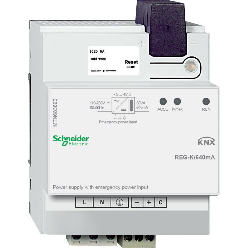 KNX - alimentation - 640mA avec entrée d'alimentat MTN683890