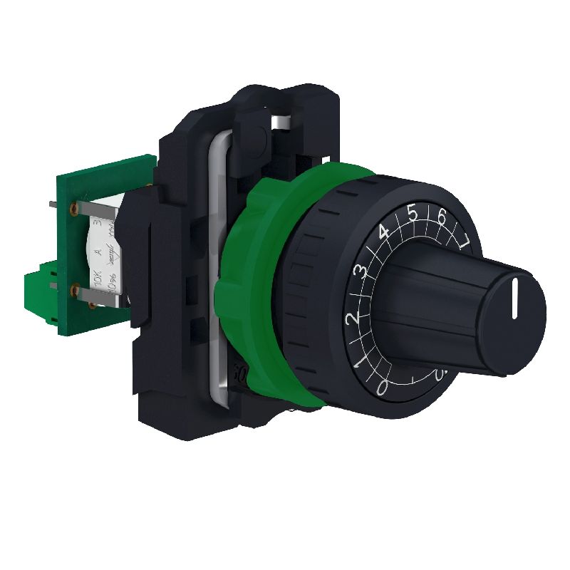 Harmony XB5 - potentiomètre complet - Ø22 - 100k? XB5AD912R100K