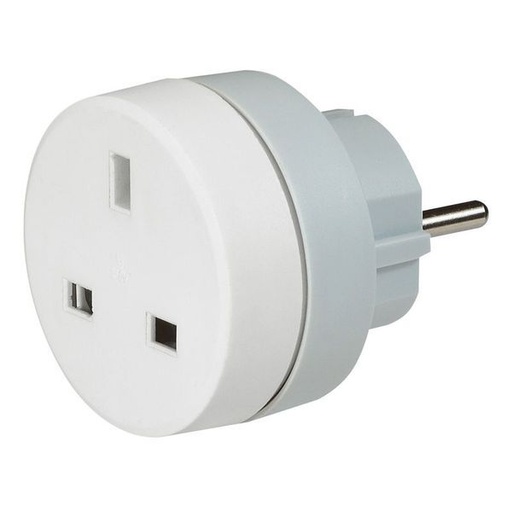 [LEG050383] Adaptateur 2P+T 16A Standard Britannique Pour Socle Fran legrand 050383