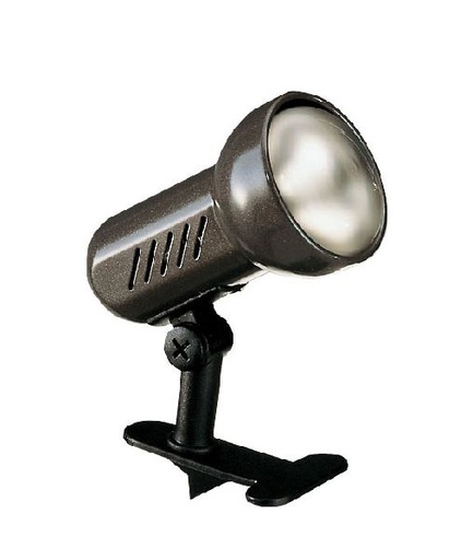 [ARI0692] Remora - spot à pince e27 100w max, orientable, graphite, lampe non in - 0692