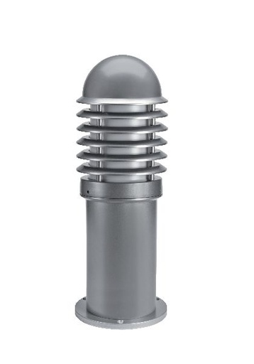 [ARI1793] Caleo 1 - borne ext. ip44 ik07, gris, e27 100w max., lampe non incl., - 1793