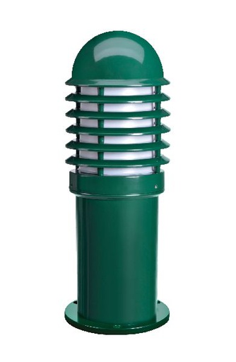 [ARI1797] Caleo 1 - borne ext. ip44 ik07, vert, e27 100w max., lampe non incl., - 1797