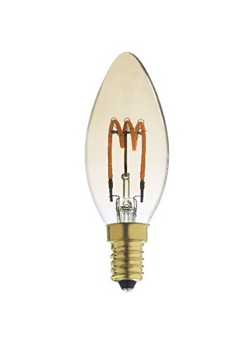 [ARI20023] Lampe déco flamme e14 led 2,5w 2200k 75lm, cl.énerg.a, 25000h, dimmabl - 20023