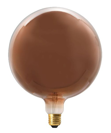 [ARI20115] Lampe déco globe e27 led 4,1w 1700k 30lm, 25000h, dimmable, cuivrée - 20114