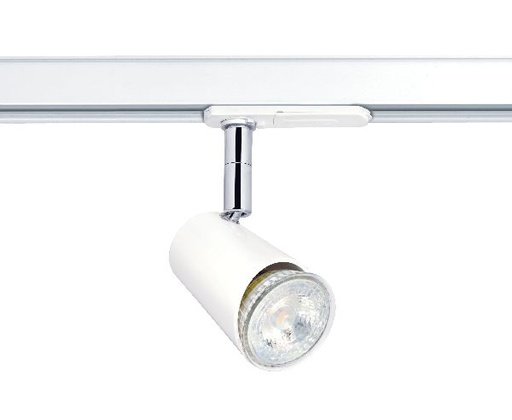 [ARI4149] Judy 029-spot rail 1 all. 029 gu10, blanc, a/lpe led 5,5w 3000k 410lm - 4149