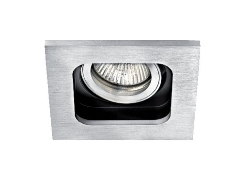 [ARI4669] Square 50-12 - encastré gu5,3, carré, orientable et basc., alu, lampe - 4669